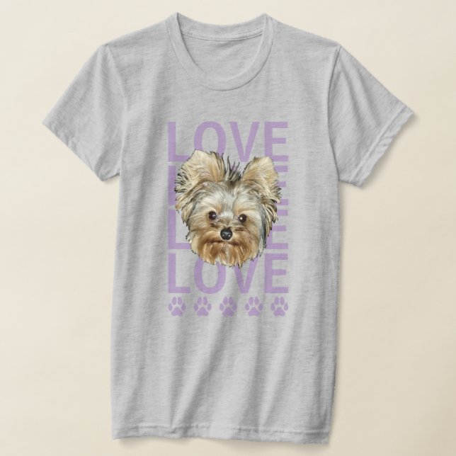 T-shirt Personnalisez-Le ! Love Love Paws Photo pour anima (Poser)