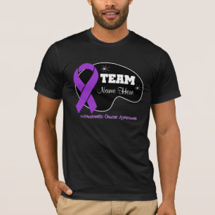 T-shirt Personnalisez le nom d'équipe - Cancer