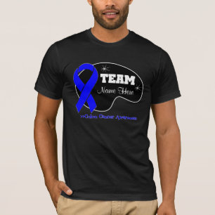 T-shirt Personnalisez le nom d'équipe - cancer du colon