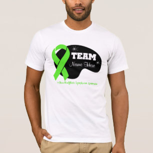 T-shirt Personnalisez le nom d'équipe - lymphome non