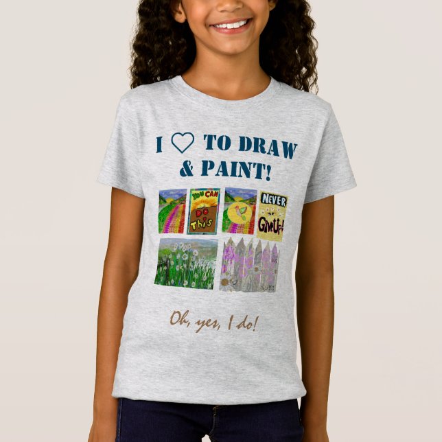 T-Shirt Personnalisez le panneau 5 photos et le Modèle de  (Devant)