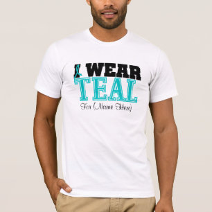 T-shirt Personnalisez-moi portent le Cancer ovarien