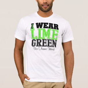 T-shirt Personnalisez-moi portent le lymphome de ruban de