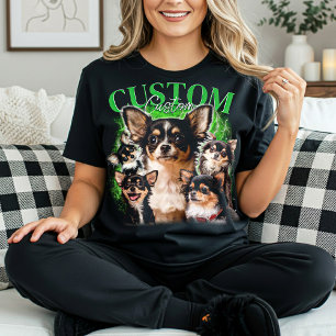 T-shirt PERSONNALISEZ Votre propre animal 90s bootleg vint