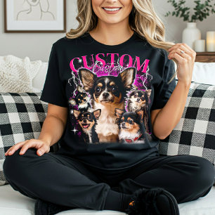 T-shirt PERSONNALISEZ Votre propre animal 90s bootleg vint