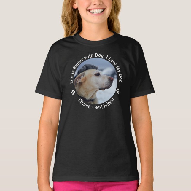 T-shirt Personnalisez votre propre photo d'animal de compa (Devant)