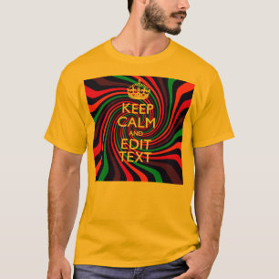 T-shirt Personnalisez votre texte Conserver le calme sur M