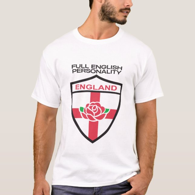 T-shirt Personnalité anglais complet (Devant)