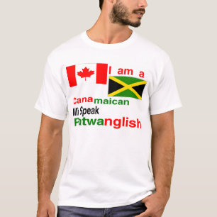 T-shirt Personnalité canadienne jamaïcaine