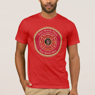 T-shirt Personnalité croisée des pompiers