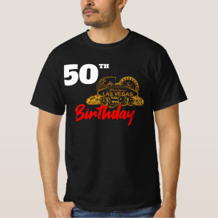 T-shirt Personnalité de la fête d'anniversaire de Las Vega