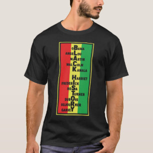 T-shirt Personnalité de l'histoire noire responsable de l'