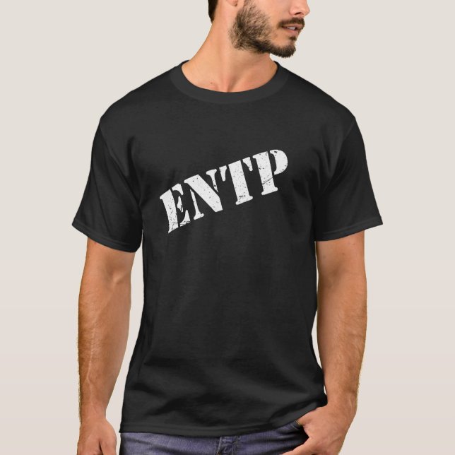 T-shirt Personnalité Entp Extrovertir Pensée Intuitive Par (Devant)