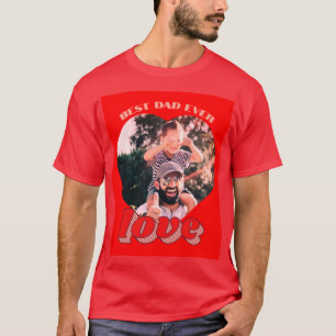T-shirt Personnalité I heart I love photo