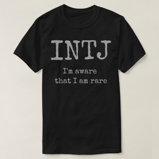 T-shirt Personnalité INTJ T (Design devant)
