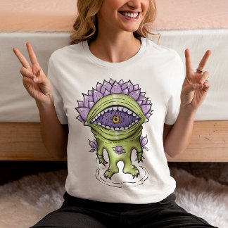 T-shirt Personnalité Plante Alien - Astronaut étrange Créa