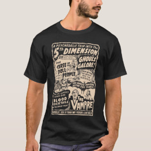 T-shirt Personnalité Vintage de la poupée psychédéliqu