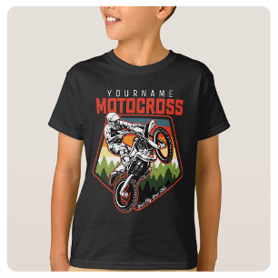 T-shirt Personnalized Motocross