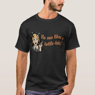 T-shirt Personne aime un conte de commérages