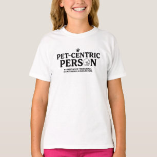 T-shirt Personne Centrée sur les Animaux de Compagnie
