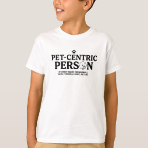 T-shirt Personne Centrée sur les Animaux de Compagnie
