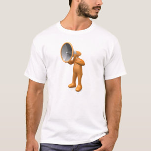 T-shirt Personne de mégaphone