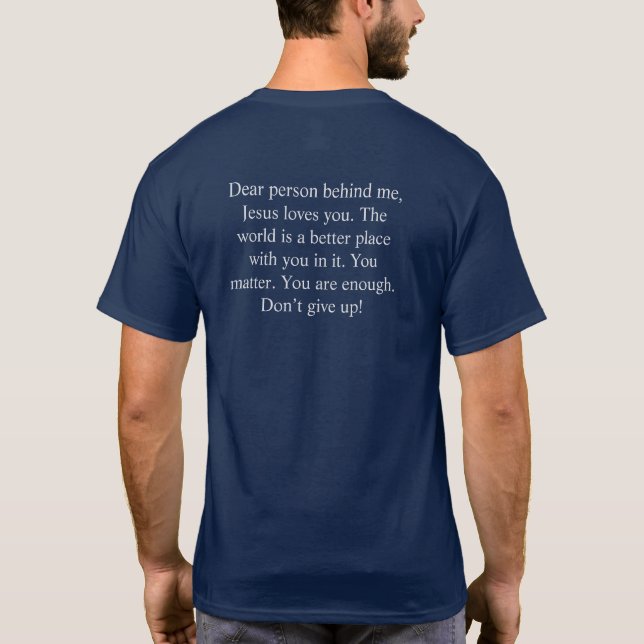T-shirt Personne Derrière Moi (Dos)