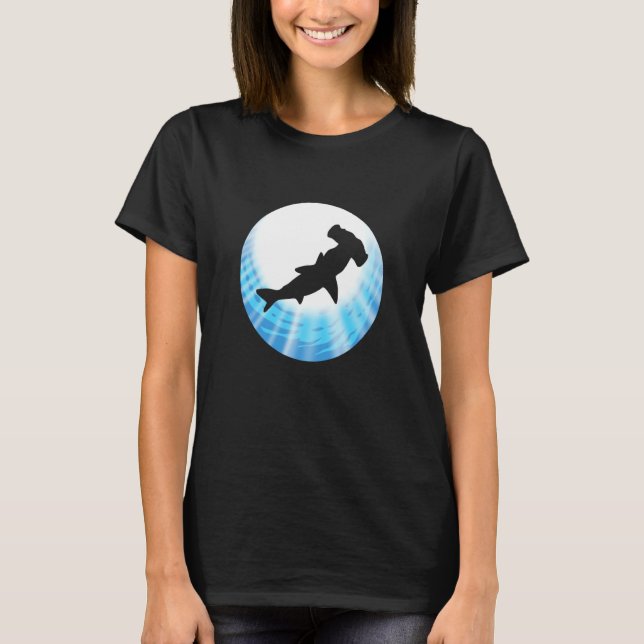 T-shirt Personne du requin noir (Devant)