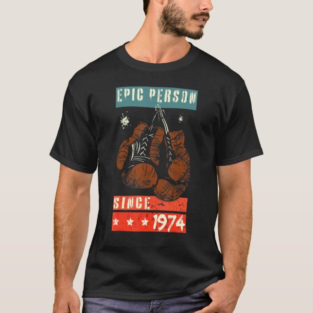 T-shirt Personne Epic Depuis 1974 Boxing Gants De Boxe Nai (Devant)