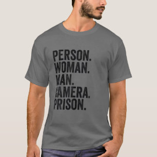 T-shirt Personne Femme Homme Caméra Prison