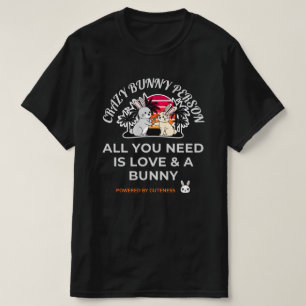 T-shirt Personne Lapin Fou