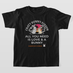 T-shirt Personne Lapin Fou