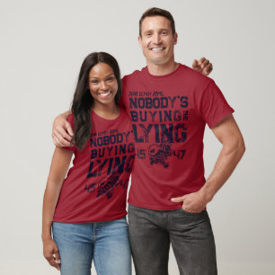 T-shirt PERSONNE N'ACHETE LE MENSONGE 46 VOLÉS Trump 2