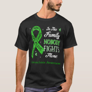 T-shirt Personne ne combat seul la conscience gastroschist