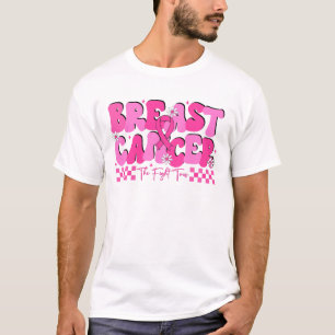 T-shirt Personne ne combat seul le cancer du sein drapeau