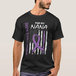 T-shirt Personne ne combat seul Nana Lupus Sensibilisation