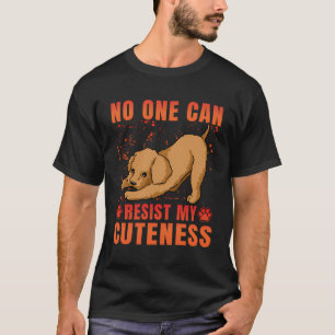 T-shirt Personne Ne Peut Résister À Ma Mignon Poodin Chien
