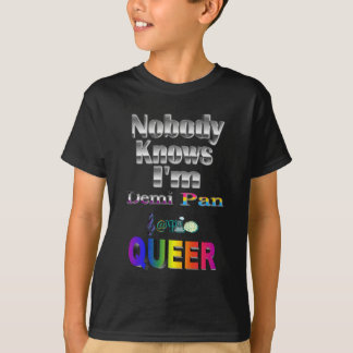 T-shirt Personne ne sait que je suis Demi Pan SM Sapio QUE