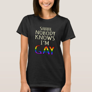 T-shirt Personne ne sait que je suis Gay Lgbtq Pride Mois