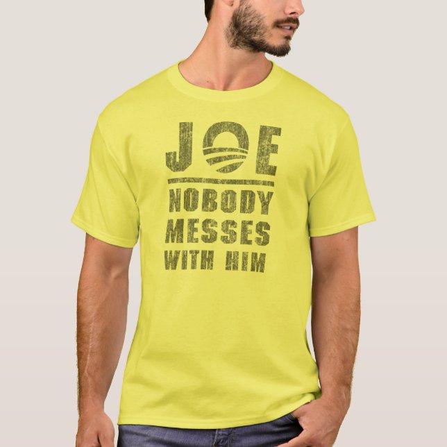 T-shirt Personne ne salit avec JOE BIDEN (Devant)