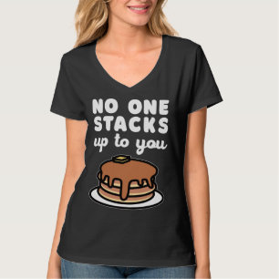 T-shirt Personne ne s'empile mieux que toi Jeu de mots sur