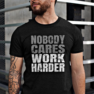 T-shirt Personne ne s'inquiète Travail Motivation plus dif