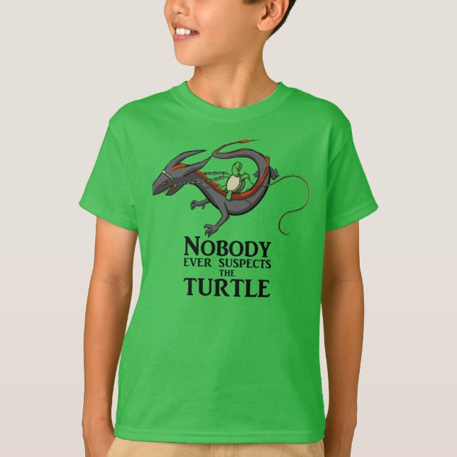 T-shirt Personne ne suspecte jamais la tortue (les (Devant)