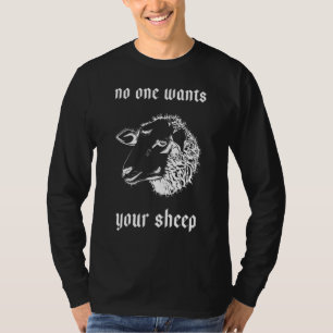 T-shirt Personne Ne Veut Vos Ressources En Mouton Pour Les