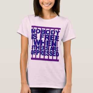T-shirt Personne n'est gratuit chemise - choisissez la cou