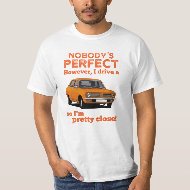 T-shirt Personne n'est parfait avec Morris Marina Super (Devant)