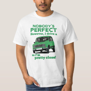 T-shirt Personne n'est parfait avec Renault 4L