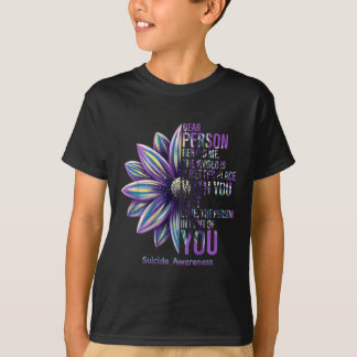 T-shirt Personne Qui Connaît La Dépression Et La Préventio