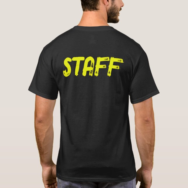 T-shirt PERSONNEL (avant/arrière) (Dos)
