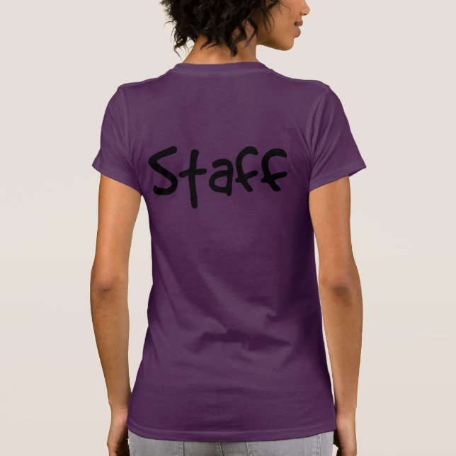 T-shirt Personnel de la WCRAS Femmes Coupe Eggplant Tee (Dos)
